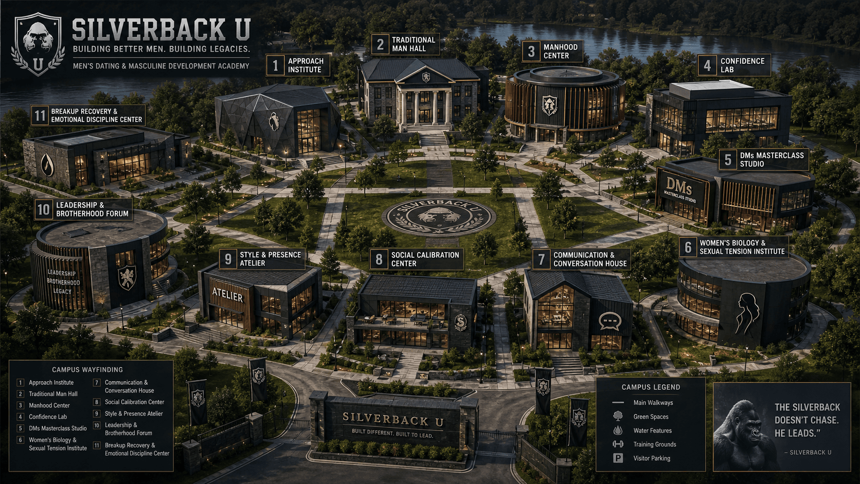 Silverback University Campus Map