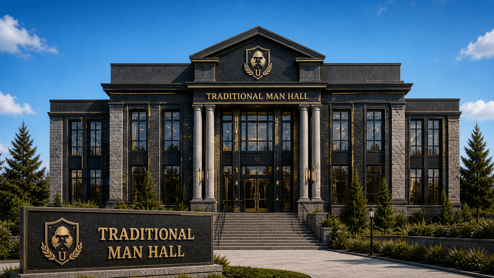 Traditional Man Hall