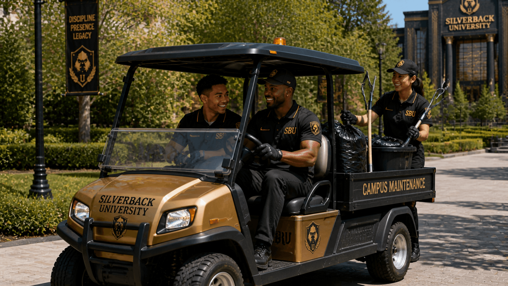 Campus crew keeping it sharp