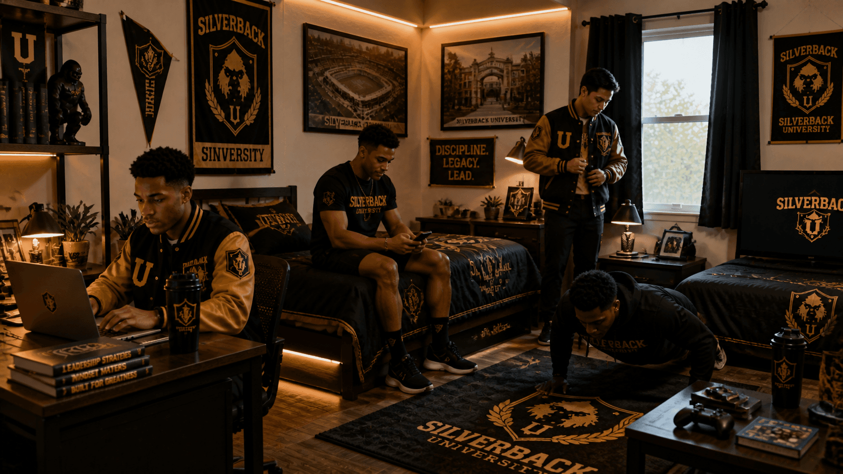 Silverback dorms — built for the work