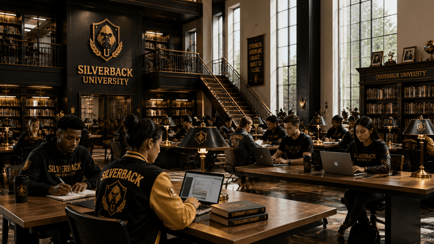 The library — deep work